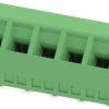 PCB terminal, 5 pole, pitch 5 mm, AWG 26-16, 13.5 A, screw connection, green, 1869091
