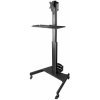 StarTech.com WKSTNCART Mobile Workstation Cart with Monitor Mount, CPU/PC Holde