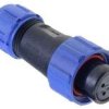 SPP1710-4GW Gniazdo 4 pin na kabel (6-10mm) okrągły, zakręcany, wodoodporny - gwint wewnętrzny