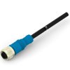 Zespół Kablowy ze złączem Złącze M12 długość 1.5m Rodzaj A Żeńskie Złącze B Złącze M12
