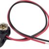 Klips baterii TRU COMPONENTS 18-0094 1 x Blok. 9 V , złącze zatrzaskowe, (D x S x W) 24.5 x 11.8 x 7.3 mm