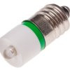 Lampka kontrolna Zielony 24V ac/dc E10 LED średnica 10mm długość 25.25mm