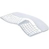 Matias FK413D-DE Sculpted Keyboard Ergonomic Rechargeable Wireless Silver Mac