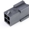 Molex 430200411 Obudowa złącza pin żeńskiego na kabel Molex MOL Power & Signal Sol., piny: 4, 1 szt.