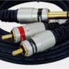 Kabel Audio Wt.Jack 6,3 Stereo/2Xwt.Rca Mk82 10M