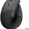 Mysz ergonomiczna Bluetooth®, radiowa Logitech Lift Left Vertical Ergonomic Mouse 4000 dpi