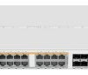 Switch 24x RJ45 1000Mb/s, 4x SFP+ MikroTik CRS328-24P-4S+RM