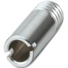 Test connector socket, 1 pole for terminal block, 0205290
