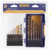 IRWIN® IW3038501 HSS Titanium Metal Drill Bit Set, 15 Piece