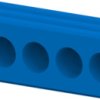 Wire seal, blue, 5 poles for signal double locking series, 2321922-5