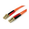 StarTech 50FIBLCLC3 3m Multimode 50/125 Duplex Fibre Patch Cable LC - LC