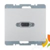 BERKER K.5 Gniazdo multimedialne VGA aluminium 3315407003 HAGER