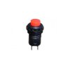 przełącznik przycisk. PBS-02A, SPST, ON-OFF czerwony