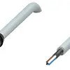 Sensor actuator cable, M8 cable socket, straight, A to open end, 4 pole, 1.5 m, PUR, gray, 3 A, 240803-0004