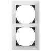 Vestra Ramka Podwójna Szkło Ip20 Biały 3872-62