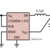1.375V, 1.5MHz, 300mA Synchronous Step-Down Regulators in ThinSOT