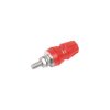Gniazdo panelowe 4mm z zaciskiem GLZ932-R 50A, czerwone