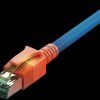 CS1OBADAD0005 Cat.6a LED patch cable, DualBoot, S/FTP, blue, 0.5 m