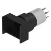 Element wykonawczy przycisku, Siłownik, do uzytku z: Urządzenia przełączające, Czarny