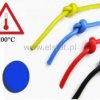 Kabel silikonowy niebieski; cynowana miedź 0,08mm2