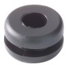 HellermannTyton 633-02030 HV1203-PVC-BK-M1 Grommet Black 6.8 x 2.0