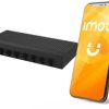 Switch Imou 8-portowy SF108C plastikowa obudowa 100Mbps
