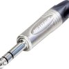 Złącze męskie jack 6,35 mm NP3X Neutrik NP3X złącze męskie proste Ilość styków: 3 stereo srebrny 1 szt.
