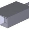 Socket header, 2 pole, pitch 2.54 mm, straight, black, 5-534206-1