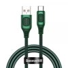 KABEL USB C 5A 1M QC 3,0 BASEUS ZIELONY