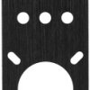 NEMA17 Flat Aluminum Mounting Bracket - Black