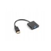 Adapter DisplayPort(M)1.1 - VGA(F) 20 cm - Lanberg AD‑DP‑VGA‑001