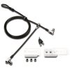 Kensington K63380WW Universal 3-in-1 Keyed Cable Lock with Twin Lockheads