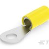 Zacisk oczkowy Ø , M8mm izolowany Żółty TE Connectivity