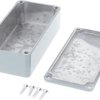 Aluminum die cast enclosure, (L x W x H) 100 x 50 x 31 mm, gray (RAL 7046), IP54, 1590G2LG