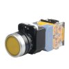 Przełącznik LA38 Bistab. YELLOW 22mm 10A 380V NO/NC żółty