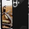 Urban Armor Gear Metropolis LT MagSafe Case Futerał backcase Apple iPhone 16 kevlar®, czarny Kompatybilny z MagSafe 1144