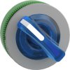 Toggle switch, illuminable, waistband round, blue, mounting Ø 30.5 mm, ZB5FK1463C0