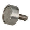 Magnes stały; uchwyt; N38; 10mm; 4,5mm; 12mm; niklowany; neodymowy; śruba M3x7,5mm