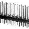 Pin header, 4 pole, pitch 2.54 mm, straight, black, 1-87215-1