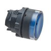 Łeb przycisku, Ø 28.5 mm, IP66, IP67, IP69K, kolor: Niebieski Chwilowy, Schneider Electric, Harmony 22 mm