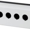 Surface mount housing, 4 installation points, for emergency stop pushbutton, 216539