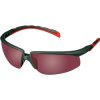 3M S2024AS-RED Safety Glasses Mirrored Anti-Scratch Coating Red Grey