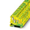 Listwa zaciskowa modułowa z uziemieniem Phoenix Contact 3060513 poziomy: 1 UT 2.5-TWIN/1P-PE Żółty, Zielony 2.5mm² Śruba