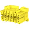 Connector, 12 pole, pitch 3.3 mm, straight, yellow, 4-1971905-6