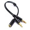 Adapter Aux 3,5 Słuchawki Mikrofon Jack 4 Polowy Slim