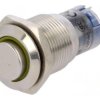 Przełącznik: wandaloodporny Poz: 2 SPDT 0,5A/220VAC 1A/24VDC LAS2GQH-11E/Y/12V/S/FP