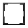 ARIA Ramka ozdobna do gniazd: wtyczkowych pojedynczych teleinformatycznych i ściemniaczy czarny metalik RO-2U/33