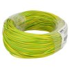 Przewód; montażowy; H05V-K (LgY); 1 żyła; linka; Cu; 0,75mm2; żółto-zielony; PVC; -40...+70°C; 300/500V; zwój 100m; Zamel Cet; R