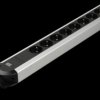 331.011 Power strip, 9 x Type F - CEE 7/3, black-silver