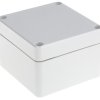 Obudowa Poliwęglan szerokość zew. 80 mm długość zew. 82 mm wys. zew. 55 mm Fibox IP67 Szary